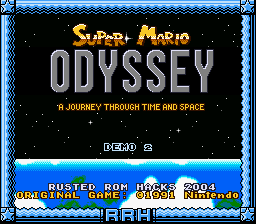 Super Mario Odyssey - Demo 2 Title Screen